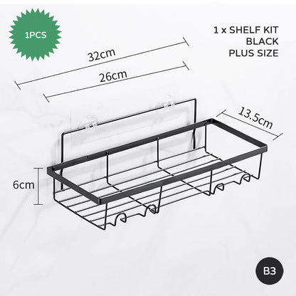 Minimalist Metal Wire Rack Bathroom Shelf For Shampoo Cosmetics Metal Shelving Corner Shelf For Bath Room Washroom Shower Room Kitchen Shelving