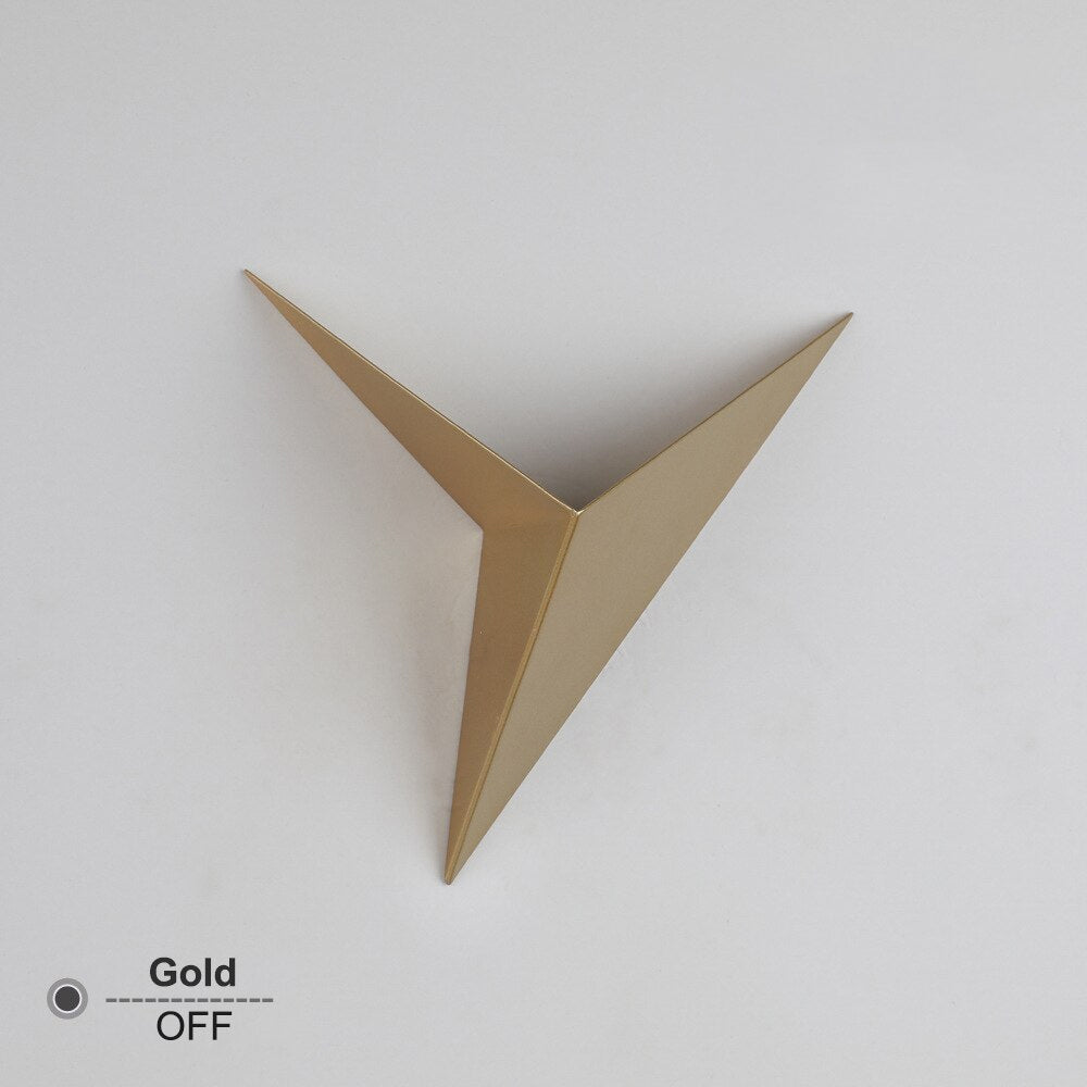 Minimalist Triangular LED Wall Lights Contemporary Designer Room Light ...