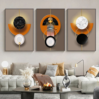 Modern Aesthetics 3d Visual Effect Wall Art Fine Art Canvas Prints Abstract Architectural Pictures For Luxury Loft Living Room Hotel Room Home Office Decor