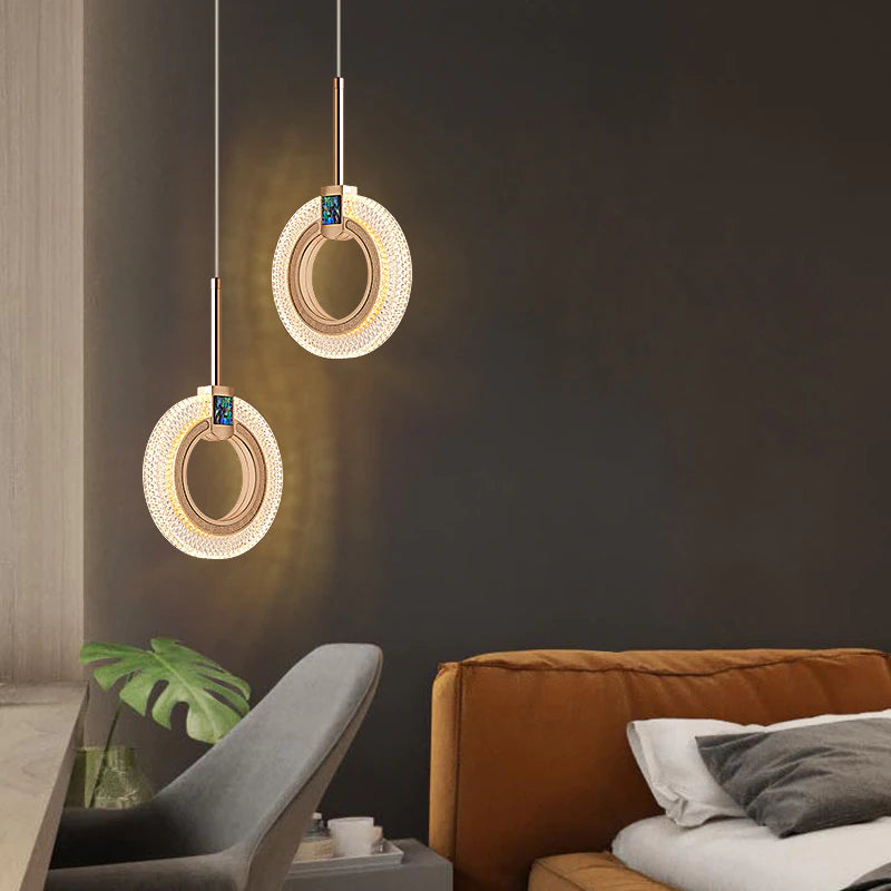 Modern Luxurious LED Pendant Lights Elegant Indoor Lighting Hanging Lamps For Living Room Hallway Dining Room Stairway Luxury Home Interior Decor