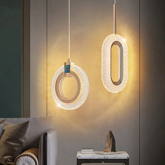 Modern Luxurious LED Pendant Lights Elegant Indoor Lighting Hanging Lamps For Living Room Hallway Dining Room Stairway Luxury Home Interior Decor