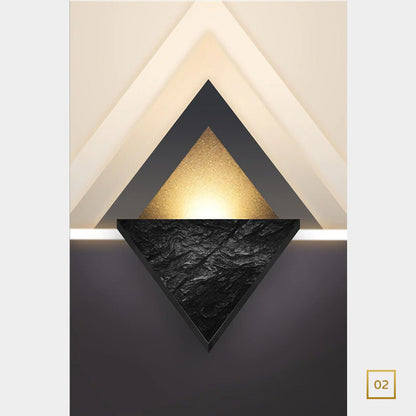 Modern Abstract Architectural Wall Art Fine Art Canvas Prints 3d Visual Lighting Design Pictures For Living Room Luxury Apartment Home Office Art Decor