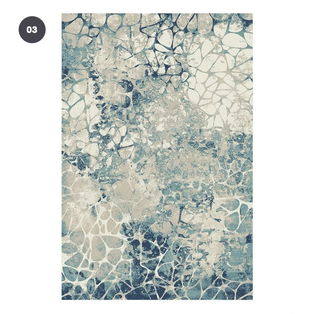 Modern Abstract Nordic Area Rug For Living Room Dining Room Floor Mat Contemporary Geometric Design Light Luxury Carpet Mat For Home Office Designer Interiors
