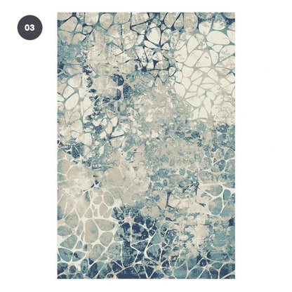 Modern Abstract Nordic Area Rug For Living Room Dining Room Floor Mat Contemporary Geometric Design Light Luxury Carpet Mat For Home Office Designer Interiors
