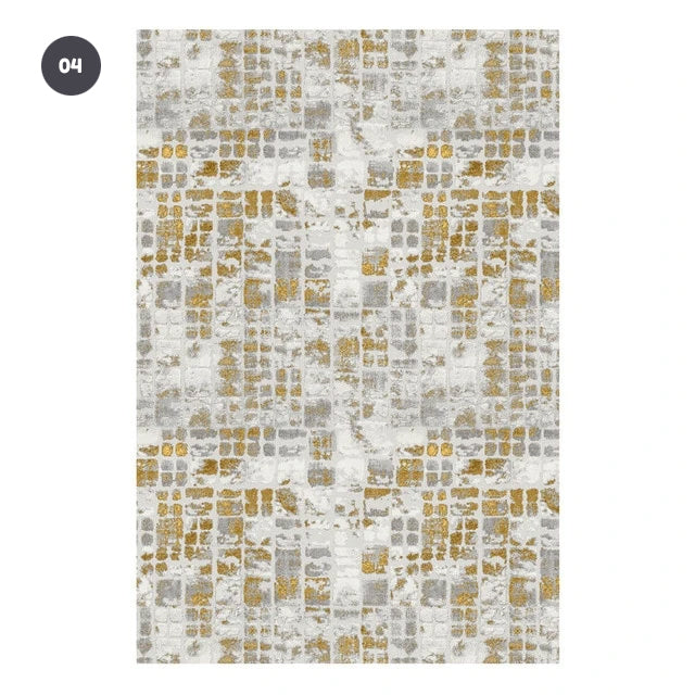 Modern Abstract Nordic Area Rug For Living Room Dining Room Floor Mat Contemporary Geometric Design Light Luxury Carpet Mat For Home Office Designer Interiors