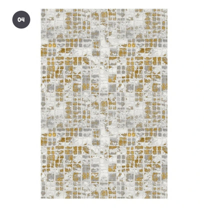 Modern Abstract Nordic Area Rug For Living Room Dining Room Floor Mat Contemporary Geometric Design Light Luxury Carpet Mat For Home Office Designer Interiors