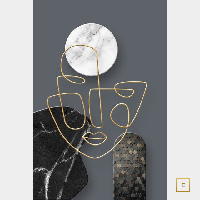 Modern Abstract Surreal Wall Art Fine Art Canvas Prints 3d Effect Visual Symmetry Pictures For Living Room Luxury Apartment Home Office Art Decor