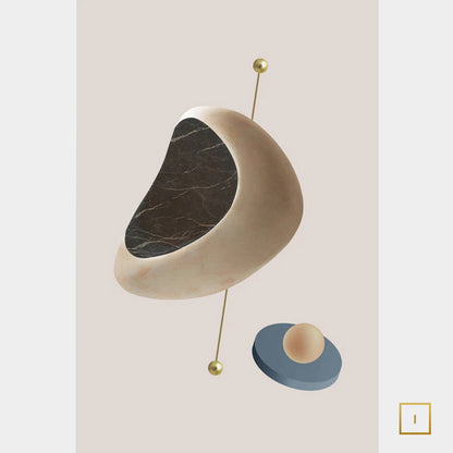Modern Abstract Surreal Wall Art Fine Art Canvas Prints 3d Effect Visual Symmetry Pictures For Living Room Luxury Apartment Home Office Art Decor