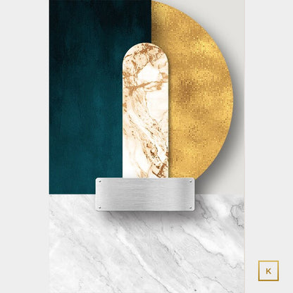 Modern Abstract Surreal Wall Art Fine Art Canvas Prints 3d Effect Visual Symmetry Pictures For Living Room Luxury Apartment Home Office Art Decor