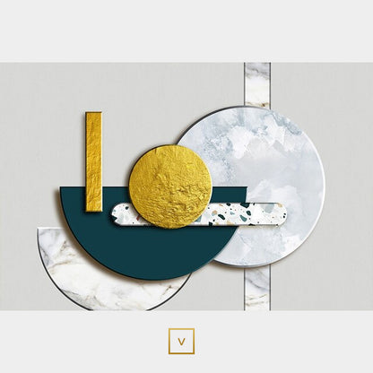Modern Abstract Surreal Wall Art Fine Art Canvas Prints 3d Effect Visual Symmetry Pictures For Living Room Luxury Apartment Home Office Art Decor