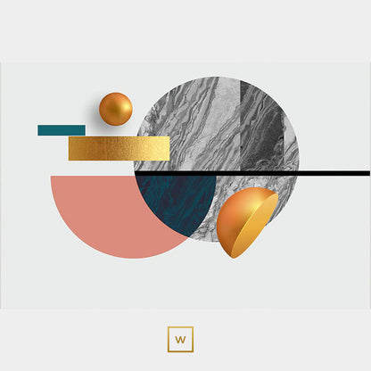 Modern Abstract Surreal Wall Art Fine Art Canvas Prints 3d Effect Visual Symmetry Pictures For Living Room Luxury Apartment Home Office Art Decor