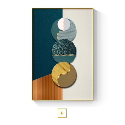 Modern Aesthetics Architectural Abstract Wall Art Fine Art Canvas Prints Geometric Textural Design Pictures For Luxury Loft Living Room Home Office Decor