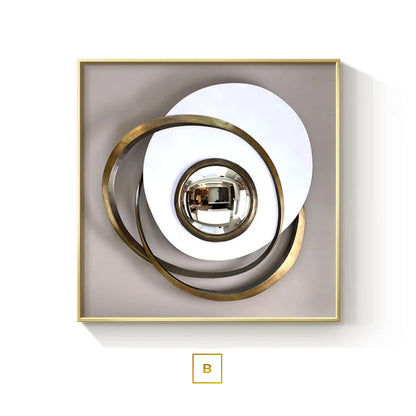 Modern Architectural Abstract Wall Art 3d Lighting Effect Fine Art Canvas Prints Modern Aesthetics Pictures For Luxury Living Room Home Office Interior Art Decor