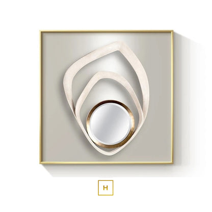 Modern Architectural Abstract Wall Art 3d Lighting Effect Fine Art Canvas Prints Modern Aesthetics Pictures For Luxury Living Room Home Office Interior Art Decor