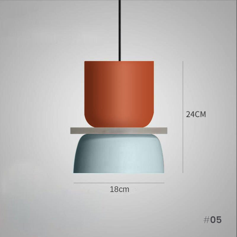 Modern Colorful LED Pendant Lights Minimalist Stylish Scandinavian Lighting For Living Room Dining Room Bedroom Lights For Kitchen Home Office Interior Decor