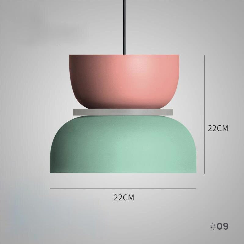 Modern Colorful LED Pendant Lights Minimalist Stylish Scandinavian Lighting For Living Room Dining Room Bedroom Lights For Kitchen Home Office Interior Decor