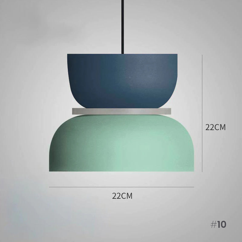 Modern Colorful LED Pendant Lights Minimalist Stylish Scandinavian Lighting For Living Room Dining Room Bedroom Lights For Kitchen Home Office Interior Decor