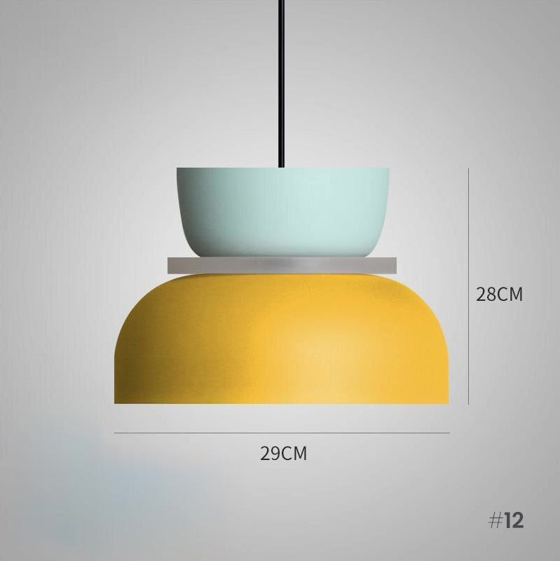 Modern Colorful LED Pendant Lights Minimalist Stylish Scandinavian Lighting For Living Room Dining Room Bedroom Lights For Kitchen Home Office Interior Decor