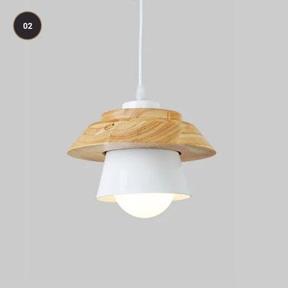 Modern Design Pendant Lamps For Kitchen Diner Cafe Restaurant Bedroom Or Study Contemporary Nordic Hanging Lights Wood & Metal Round or Square