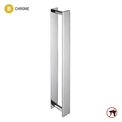 Square Design Stainless Steel Contemporary Bathroom Towel Rack Wall Mounted Requires No Drilling 3 Colors Matte Black Chrome & Brushed Nickel