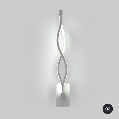 Modern LED Rail Art Deco Wall Lamp Vertical Lighting Fixture Strip Light Wall Lighting For Luxury Living Room Dining Room Contemporary Lighting