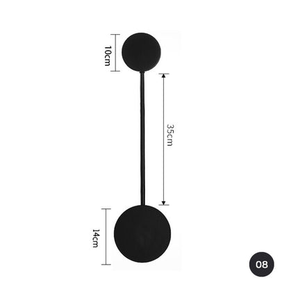 Modern LED Rail Art Deco Wall Lamp Vertical Lighting Fixture Strip Light Wall Lighting For Luxury Living Room Dining Room Contemporary Lighting