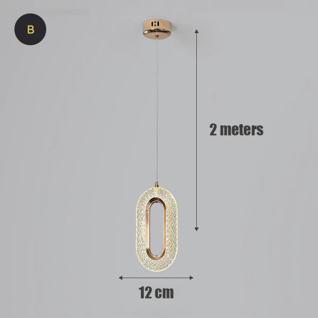 Modern Luxurious LED Pendant Lights Elegant Indoor Lighting Hanging Lamps For Living Room Hallway Dining Room Stairway Luxury Home Interior Decor