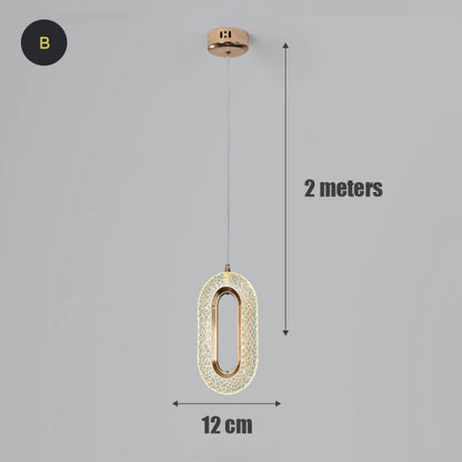Modern Luxurious LED Pendant Lights Elegant Indoor Lighting Hanging Lamps For Living Room Hallway Dining Room Stairway Luxury Home Interior Decor