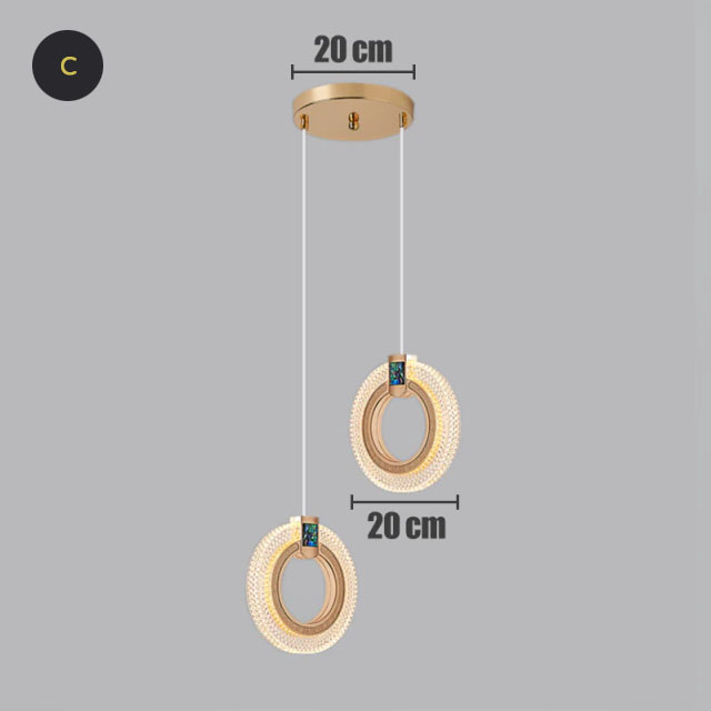Modern Luxurious LED Pendant Lights Elegant Indoor Lighting Hanging Lamps For Living Room Hallway Dining Room Stairway Luxury Home Interior Decor