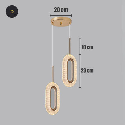 Modern Luxurious LED Pendant Lights Elegant Indoor Lighting Hanging Lamps For Living Room Hallway Dining Room Stairway Luxury Home Interior Decor