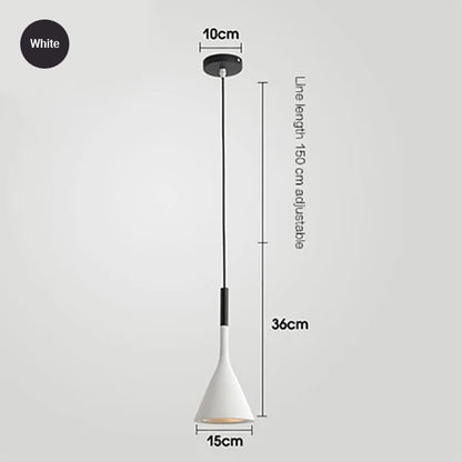 Modern Pendant Lamps Designer Light Fittings For Bedroom Kitchen Living Room Office Study Bar Diner Cafe Restaurant Hanging Lights in 8 Colors