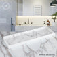 Nordic Marble Design Bathroom Storage Tray For Soap Dispenser Tissue Box Cosmetics Jewelry etc Black White Accessories For Luxury Hotel Home Office Washroom