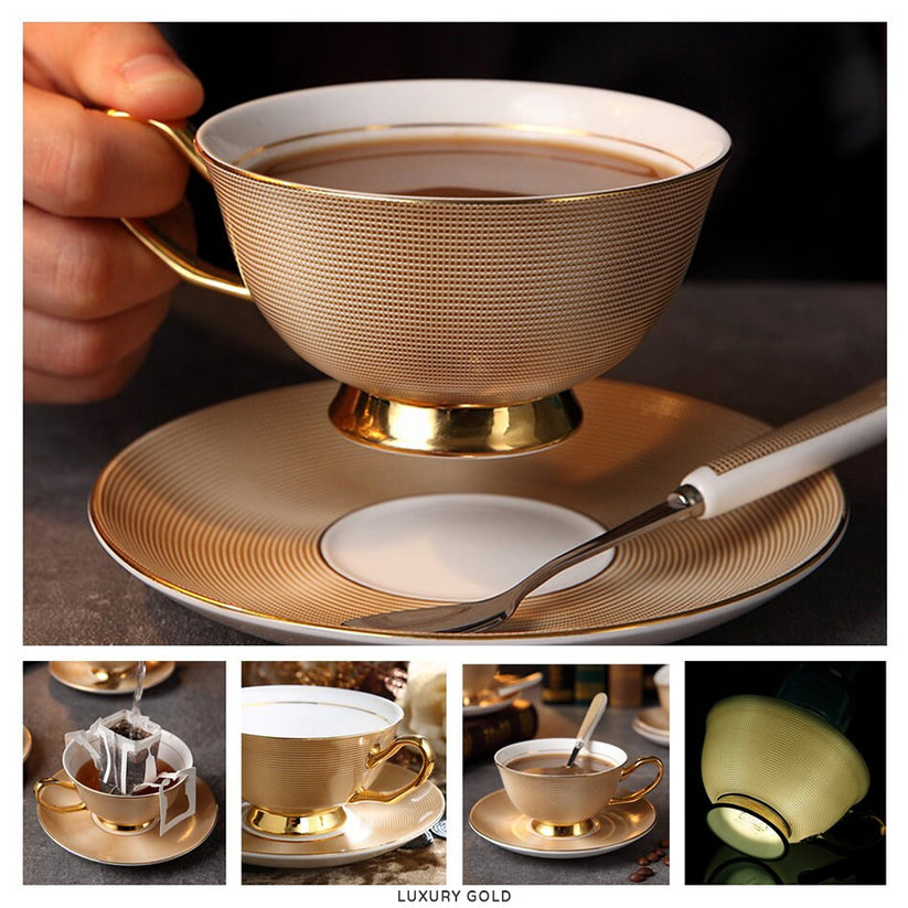 Regal Fantasy Bone China Teacup and Saucer