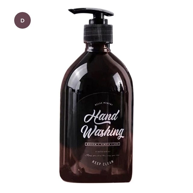 Refillable Nordic Soap Dispenser Lotion Bottles For Liquid Soap Shampoo Hair Conditioner Beauty Cosmetics Beauty Hair Salon Care Essential Bathroom Accessories