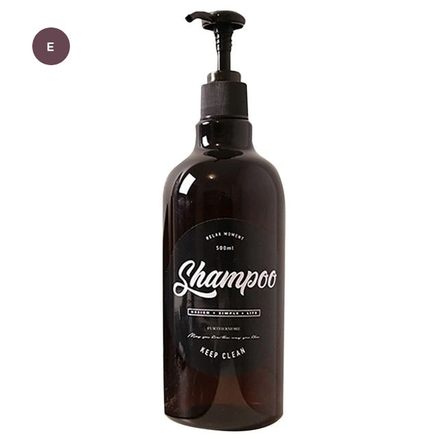 Refillable Nordic Soap Dispenser Lotion Bottles For Liquid Soap Shampoo Hair Conditioner Beauty Cosmetics Beauty Hair Salon Care Essential Bathroom Accessories