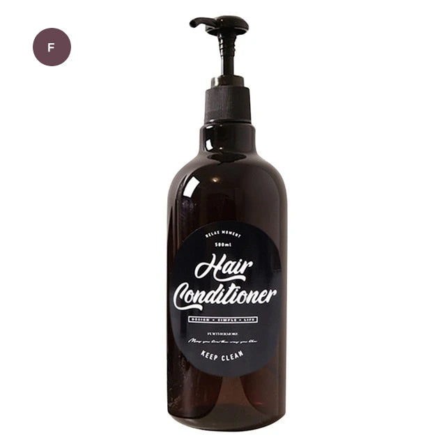 Refillable Nordic Soap Dispenser Lotion Bottles For Liquid Soap Shampoo Hair Conditioner Beauty Cosmetics Beauty Hair Salon Care Essential Bathroom Accessories