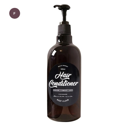 Refillable Nordic Soap Dispenser Lotion Bottles For Liquid Soap Shampoo Hair Conditioner Beauty Cosmetics Beauty Hair Salon Care Essential Bathroom Accessories
