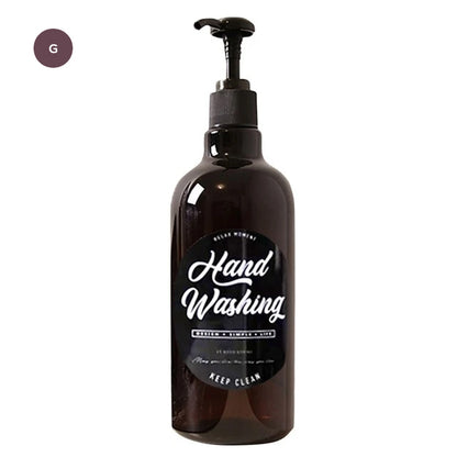Refillable Nordic Soap Dispenser Lotion Bottles For Liquid Soap Shampoo Hair Conditioner Beauty Cosmetics Beauty Hair Salon Care Essential Bathroom Accessories