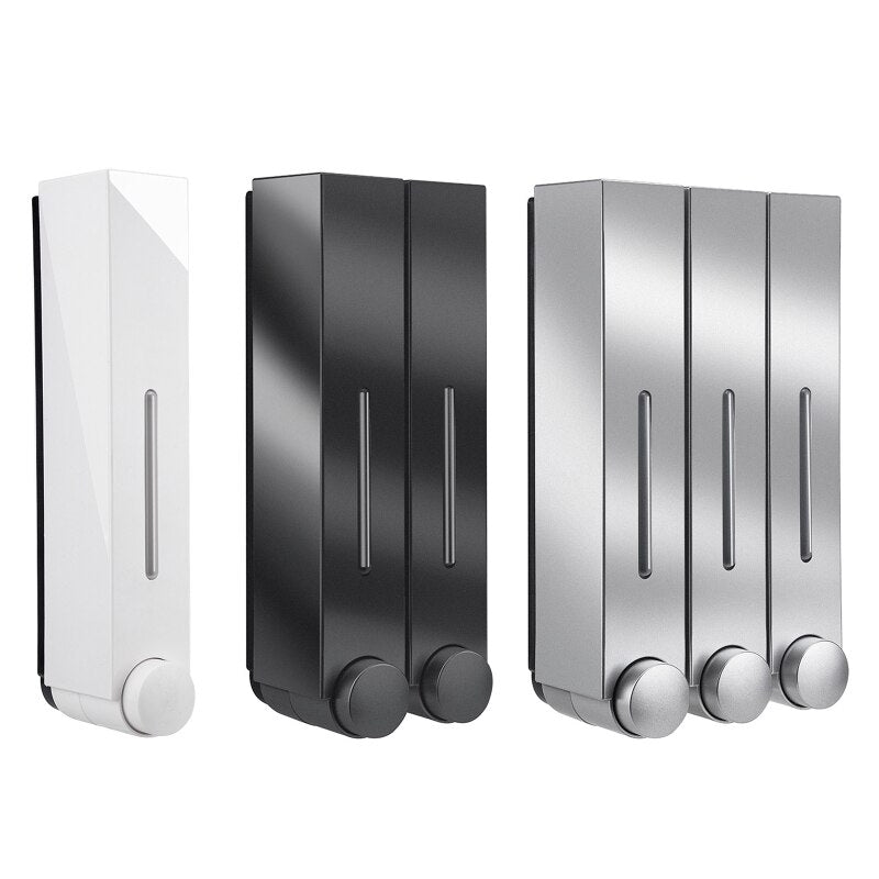 Sleek Soap Dispenser Innovative Wall Mounted Liquid Soap Dispensing Solution For Cosmetics Shampoo Lotion Etc For Bathroom Shower Washrooms