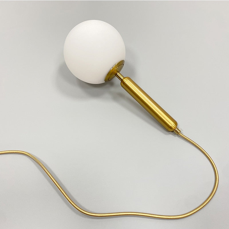 Luxury Glass Sphere Ball Pendant Light For Living Room Designer Hanging Lights For Minimalist Modern Interior Lighting