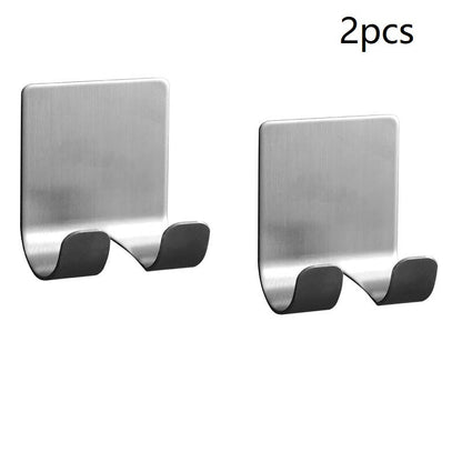 Stainless Steel Razor Holder For Bathroom Wall Mounted Self Adhesive Storage Hook For Convenient Placement Of Razor In Washroom Or Shower Room
