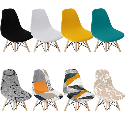 Solid Color Chair Covers Stretchy and Stylish Universal Chair Protectors for Home, Bar, Hotel and Party