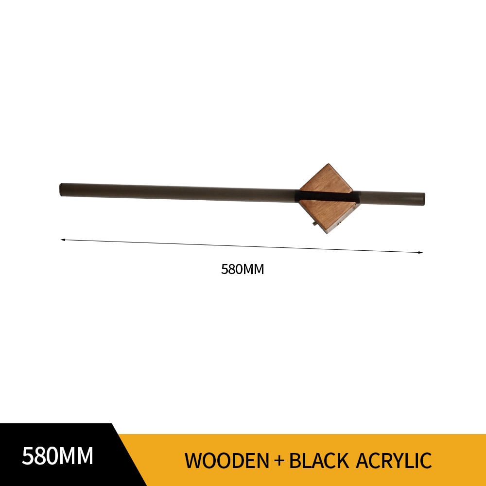 Minimalist Wood Steel Rod Bathroom Towel Rack Wall Mounted Adjustable Rail For Hanging Bath Towels Available In Black Brushed Gold