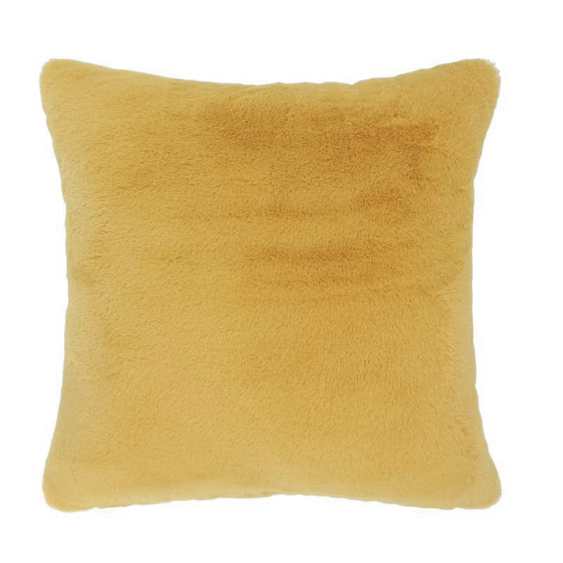 Soft Faux Fur Cushion Cover Sofa Throw Faux Rabbit Fur Cushion Case 45x45cm Pillow Cover For Sofa Settee Luxury Autumn Fall Winter Living Room Decor
