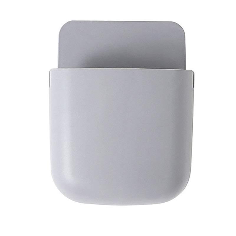 Wall Mounted Pouch For Storing Remote Control Mobile Phone Pocket For Holding Air Conditioning Remote Control Self Adhesive Installation