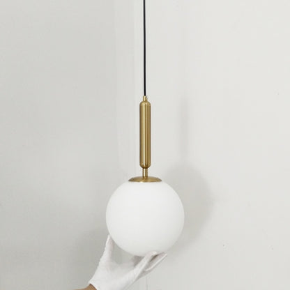 Luxury Glass Sphere Ball Pendant Light For Living Room Designer Hanging Lights For Minimalist Modern Interior Lighting