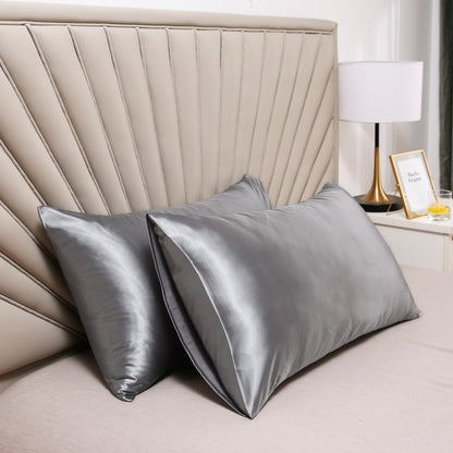 Discover The Magic 100% Silk Pillow Cover Premium Stylish Silky Satin Home Decor Bedroom Accessory Smooth Cool Feeling