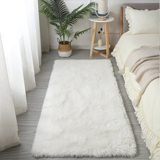 Thick Soft Plush Fluffy Rug For Bedroom Living Room Deep Pile Faux Furry Floor Rug For Contemporary Home Interior Decor: