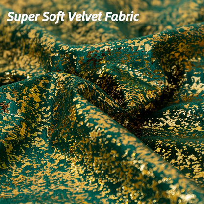 Luxury Fashion Golden Specked Velvet Cushion Cases 45x45cm For Living Room Sofa Covers For Settee Cushions Case Glam Home Interior Decor