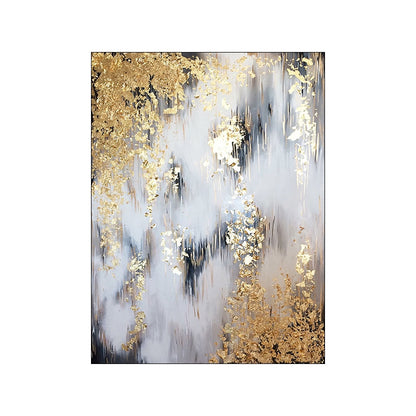 Abstract Luxury Designer Wall Art Fine Art Canvas Print Modern Fashion Glamour Golden Beige Picture For Luxurious Living Room Apartment Bedroom Decor
